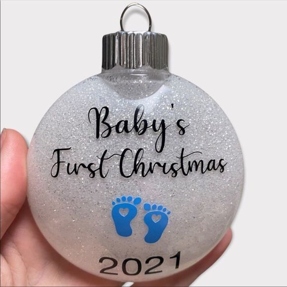 🆕 Baby’s First Christmas Ornament (boy) - Picture 1 of 1